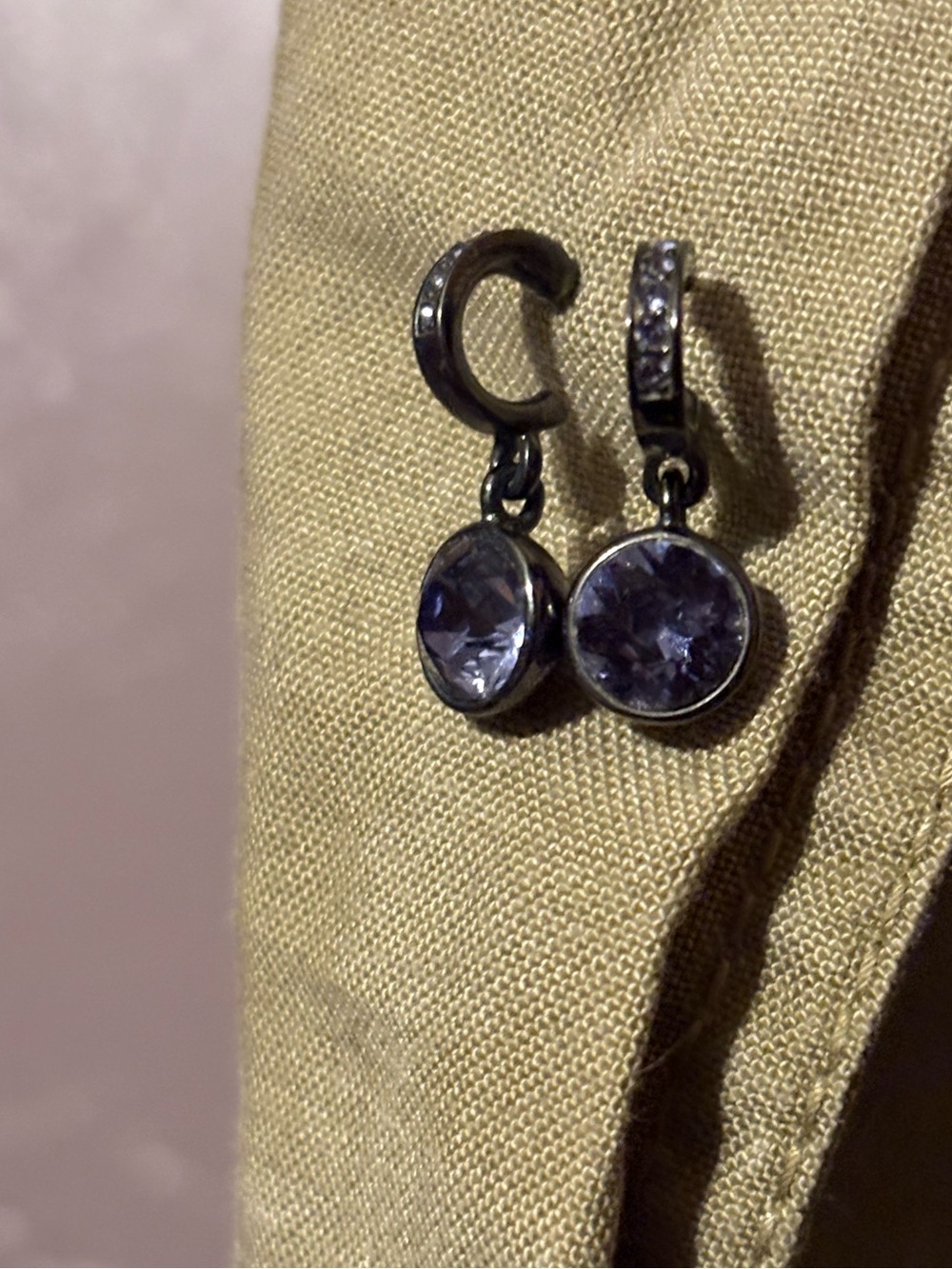 Givenchy rhinestone earrings